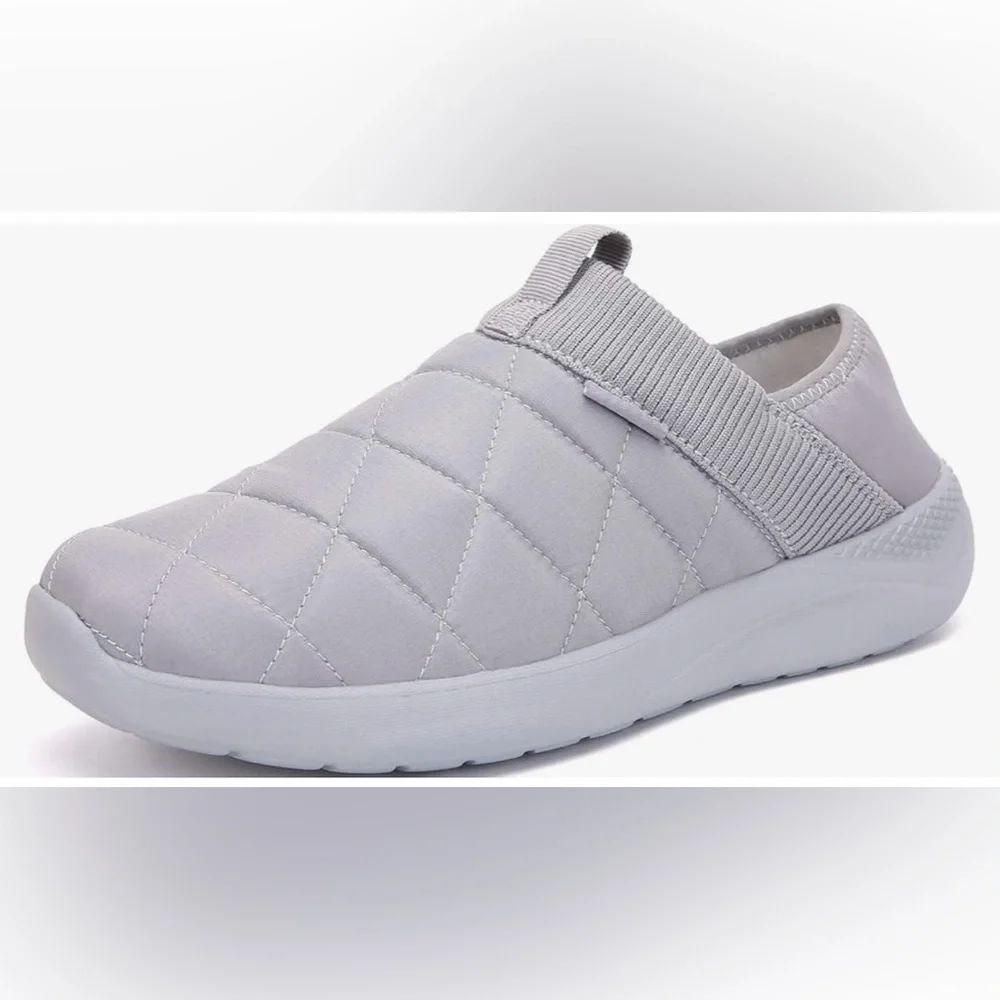 Quilted Slip-On Loafer for Men - White